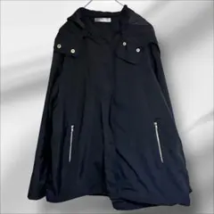 ク*マ様 レディースSHOO LA RUE ブラック フード付きジャケット アウ