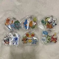 ポケモン 旅立ちの３匹　アクリルスイング　ガチャガチャ