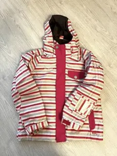 ストライプ子供用スキーウェア サイズ130