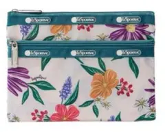 LeSportsac フラワープリント ポーチ