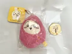 ちいかわもぐもぐ本舗川越店　川越 おいもなマスコット　マット缶バッジ　うさぎ