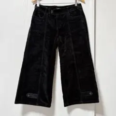 Basic Land 【L相当】 コーデュロイパンツ ワイドパンツ クロップド丈