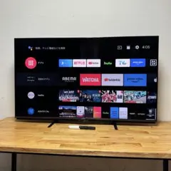 TCL 75V型 テレビ 4K 量子ドット 75T6C 液晶 HVAパネル - メルカリ
