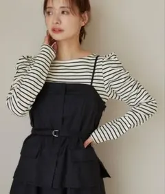 mysty woman › 【WEB限定】ギャザースリーブプルオーバーのサムネイル