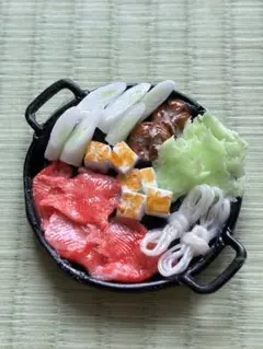 ミニチュアフード　新・すき焼き