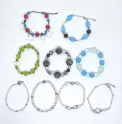 ハンドメイド ブレスレット 9本セット アソートまとめ売り