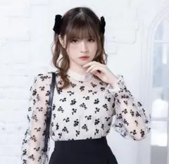 【Dear my Love Rose】ブラウス ブーケチュールドッキングブラウスのサムネイル