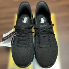 新品未使用Skechers Slip-ins ブラックシューズスニーカー 24㎝