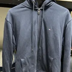 TOMMY HILFIGER ネイビー フルジップパーカー M