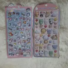 ボンボンドロップ 　コットンパフィ　シール2枚セット