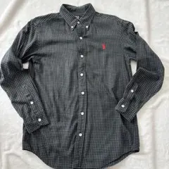 新品未使用　ラルフローレン　Ralph Lauren 長袖シャツ160 チェック POLO RALPH LAUREN Ralph Lauren ラルフローレンボーイズ ボタン