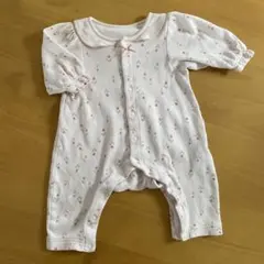 アプレレクール　花柄ロンパース ピンク　70cm