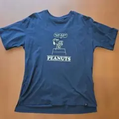 ​【ユニクロ/UT】PEANUTS スヌーピー Tシャツ ネイビー XL