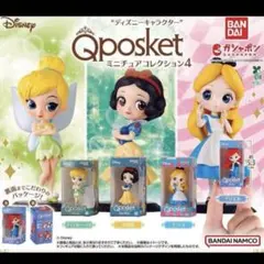 ディズニーキャラクター Qposket ミニチュアコレクション4 ✴︎コンプセット