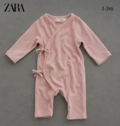 ZARA BABY ソフトタッチジャンプスーツ　ピンク　60cm