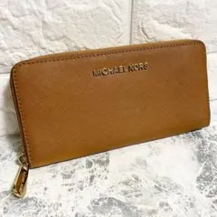 MICHAEL KORS マイケルコース ラウンドファスナー 長財布 レザー