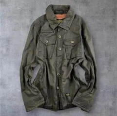 Vintage 極度乾燥しなさい ミリタリー ワックスジャケット アメカジ