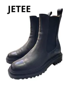 美品 JETEE ジュテ サイドゴア ミドルブーツ 38