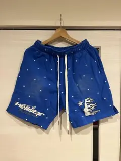 Hellstar ヘルスター スウェット ショートパンツ Mサイズ フレイムロゴ