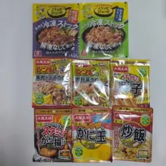 理研 パッとジュッと二種　大阪王将 料理の素6種のサムネイル