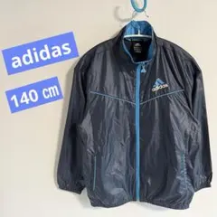 adidas アディダスウィンドブレーカー ネイビー 140 サッカー　ブルー
