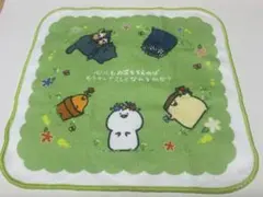 一番くじ お文具といっしょ ハンドタオル　お花とちょうちょ