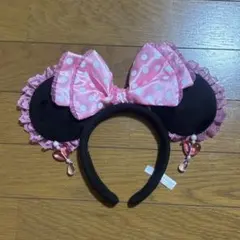 ディズニー イヤリング ミニー カチューシャ ピンク
