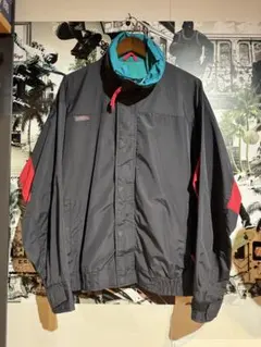 Columbia マウンテンパーカー 黒/赤/青