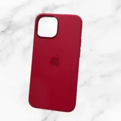 アップル MagSafe対応 iPhone 13 miniシリコーンケースRED