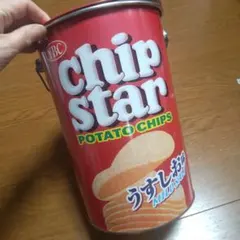 お値下げ 希少 レトロ 昭和 大型 空き缶 空缶 チップスター 椅子のサムネイル
