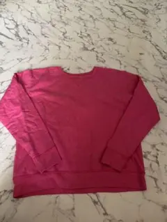 Hanes ピンク スウェット Lサイズ