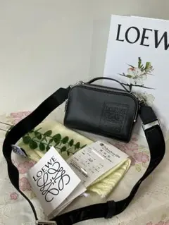 【正規品未使用】LOEWE ダイスショルダーバッグ ブラック ☆送料関税込☆LOEWE ダイスポケット ショルダーバッグ☆超人気