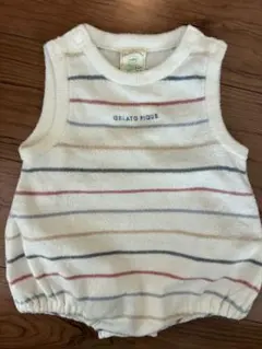 gelato pique ストライプロンパース 70