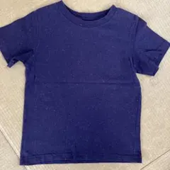 ネップ感 ネイビー 半袖 Tシャツのサムネイル
