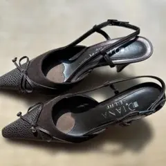 DIANA ブラウン ハイヒール