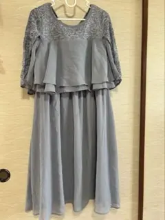 授乳口付きフォーマルドレス マタニティ 産後 結婚式 お宮参り レースワンピース