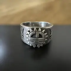 hopi ホピ族 インディアンジュエリー シルバーリング ハンドフェイス