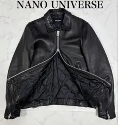 NANO UNIVERSE 羊革　シングルライダース　Sサイズ