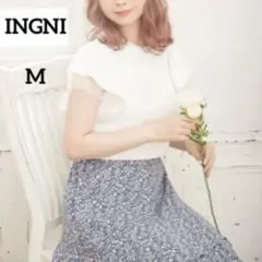 【INGNI】 リブ肩フリルニットのサムネイル