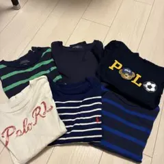 【普段使いに】Polo Ralph Lauren長袖カットソー 6枚セット110