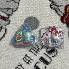 サンリオキャラクターズ パッケージチャーム　チョコボーロ　キティ　ハンギョドン