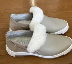 fitfit フィットフィット　 アンクル　スリッポン　ムートン　ブーツ