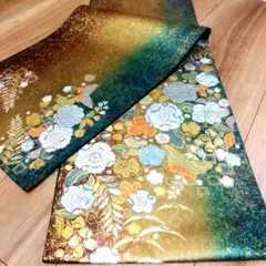 希少価値&極美品【袋帯 佐賀錦 和装小物 正絹 帯 結婚式 訪問着 着物 和装】