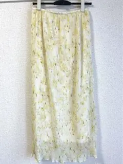 ❤︎セール中❤︎ SNIDEL シフォン プリーツプリントタイトスカート