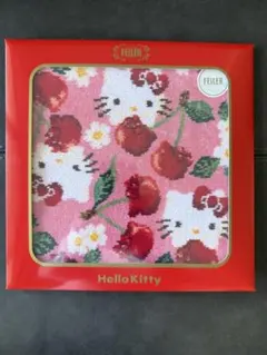 FEILER 【完売・限定品】ハローキティ さくらんぼ　タオルハンカチ