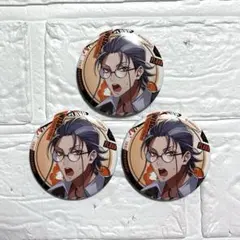 ヒプノシスマイク ヒプマイ Flava 缶バッジ 躑躅森盧笙 3点セット