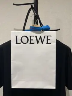 超人気・未使用近】ロエベ/フェイクポケットTシャツ/アナグラムロゴ/黒 