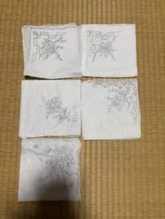 ハンカチ　まとめ売り　5枚　未使用品