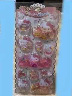 キラキラウォーターインシール ハローキティ 〈新品〉