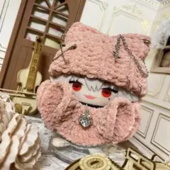 猫耳帽子＋ポンチョcp【匿名配送】にじぱぺっと　にじぱぺ　ぱぺ服　帽子　ぬい服